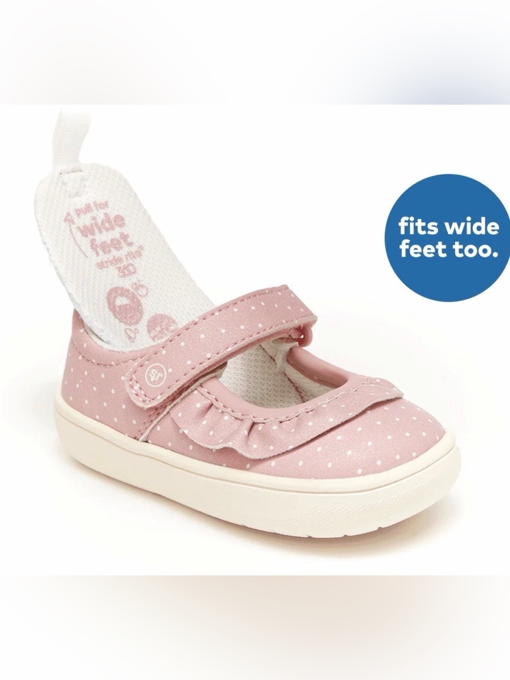 Stride Rite Mary Jane Shoes with Ruffle